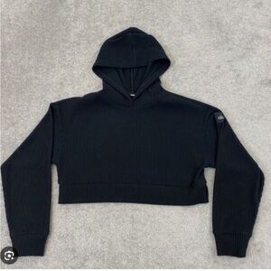 Alo matching set (hoodie & sweats), size S in black